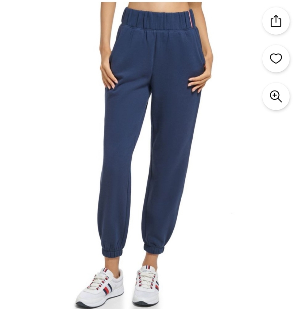 New! Tommy Hilfiger Sport Women's Navy Blue Fleece